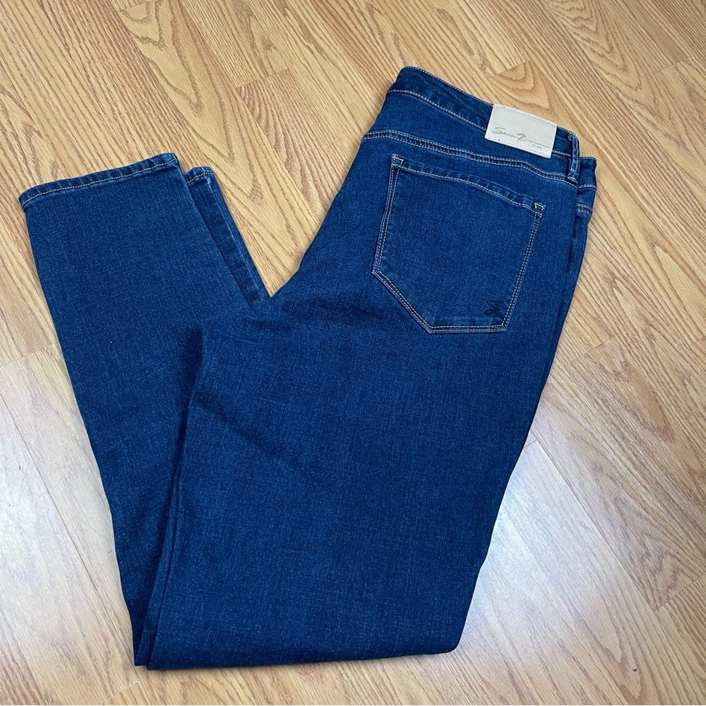 Seven7 Dark Blue Women's Skinny Jeans